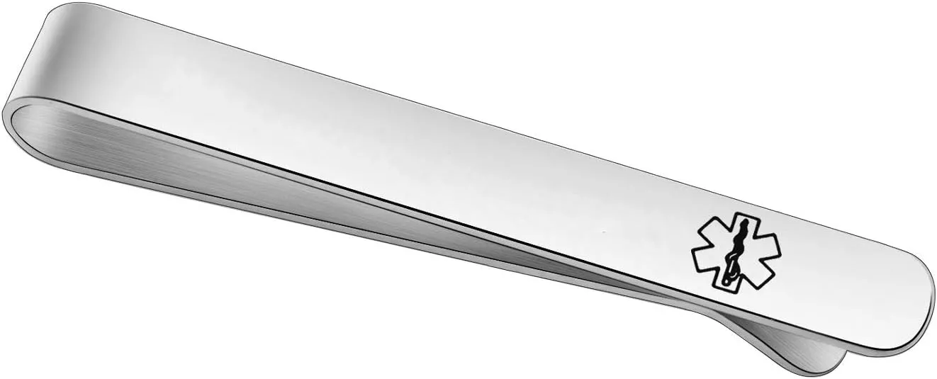 SEIRAA Tie Clips Paramedic Jewelry Gift Emergency Medical Technician Jewelry