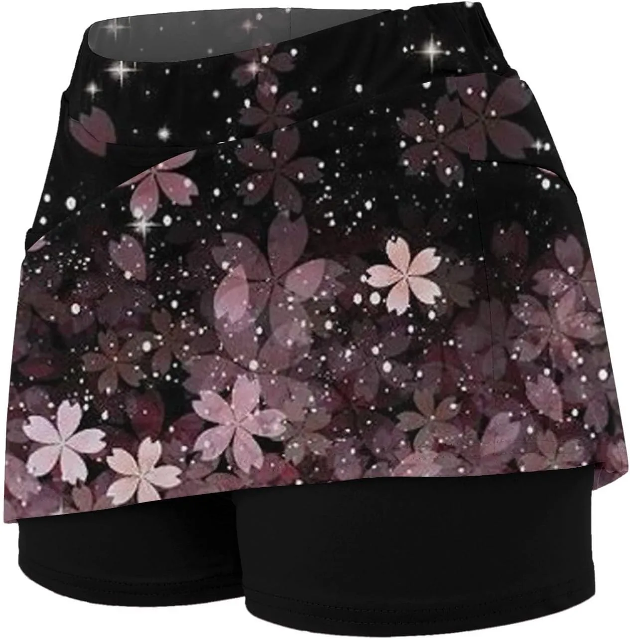 Skorts for Women Dressy Casual High Waist Plus Size Skirts with Shorts Summer Tummy Control Athletic Tennis Skirt Yoga Skort