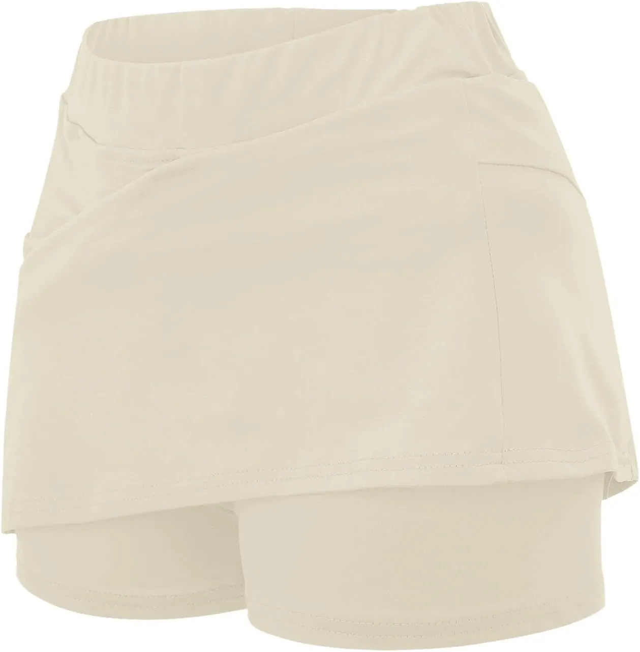 Skorts for Women Dressy Casual Plus Size High Waist Skirt with Shorts Summer Tummy Control Athletic Tennis Skirts Yoga Skort
