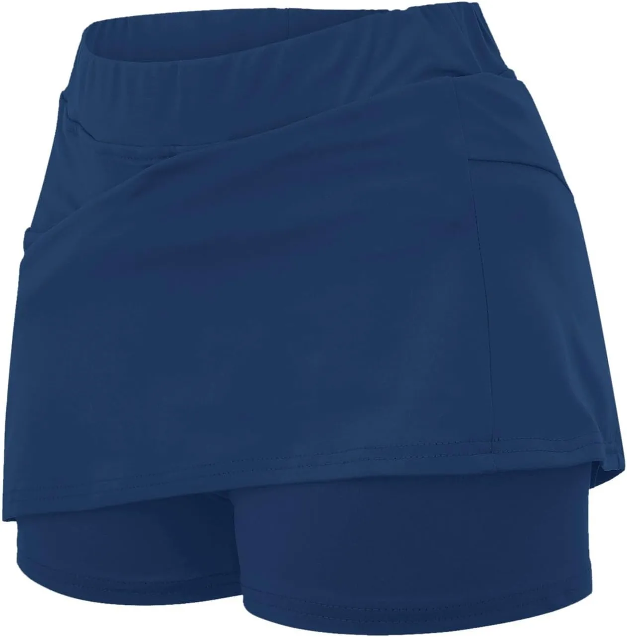 Skorts for Women Dressy Casual Plus Size High Waist Skirt with Shorts Summer Tummy Control Athletic Tennis Skirts Yoga Skort