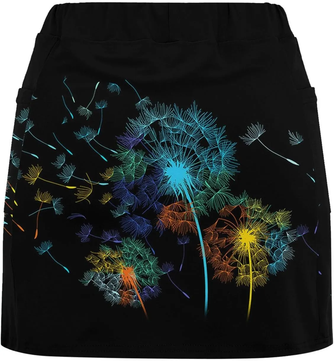 Skorts for Women Dressy Casual Summer High Waist Plus Size Skirt with Shorts Athletic Tummy Control Tennis Skirts Yoga Skort