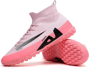 Soccer Cleats for Kids Turf Soccer Shoes Indoor Boys Girls Football Shoes Youth TF AG Artificial Ground Trainning Athletic Sneakers Outdoor