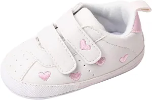 Spring and Summer Children Infant Infant Shoes Boys and Girls Sports Shoes Flat Bottom Light Double Strap Hook Loop Comfortable Infant Boys Size 9 Shoes