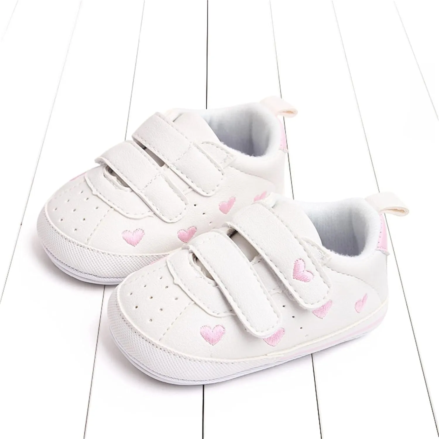 Spring and Summer Children Infant Infant Shoes Boys and Girls Sports Shoes Flat Bottom Light Double Strap Hook Loop Comfortable Infant Boys Size 9 Shoes