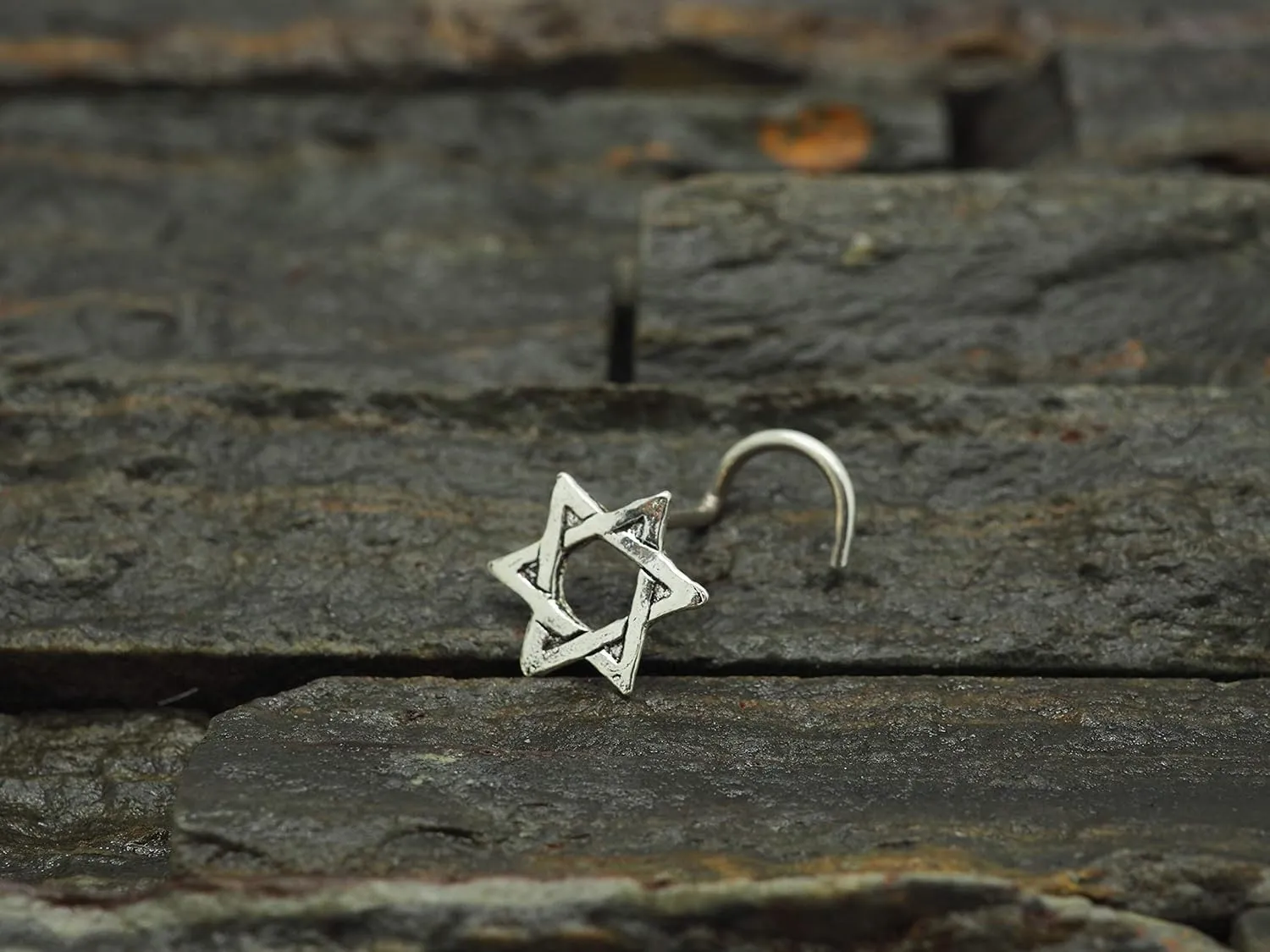 Studs Star of David Nose, 925 Sterling Silver Nose, Jewelry Nose, Body Piercing Jewelry, Nose Piercing, Body Jewelry