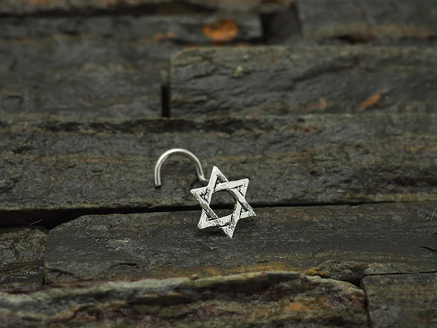 Studs Star of David Nose, 925 Sterling Silver Nose, Jewelry Nose, Body Piercing Jewelry, Nose Piercing, Body Jewelry