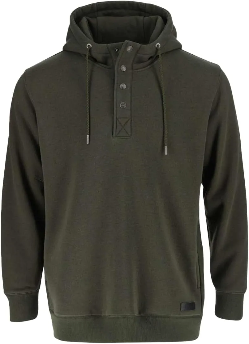 Thorogood Men's Quarter Snap Hoodie, Heavyweight Pullover Workwear Sweatshirt