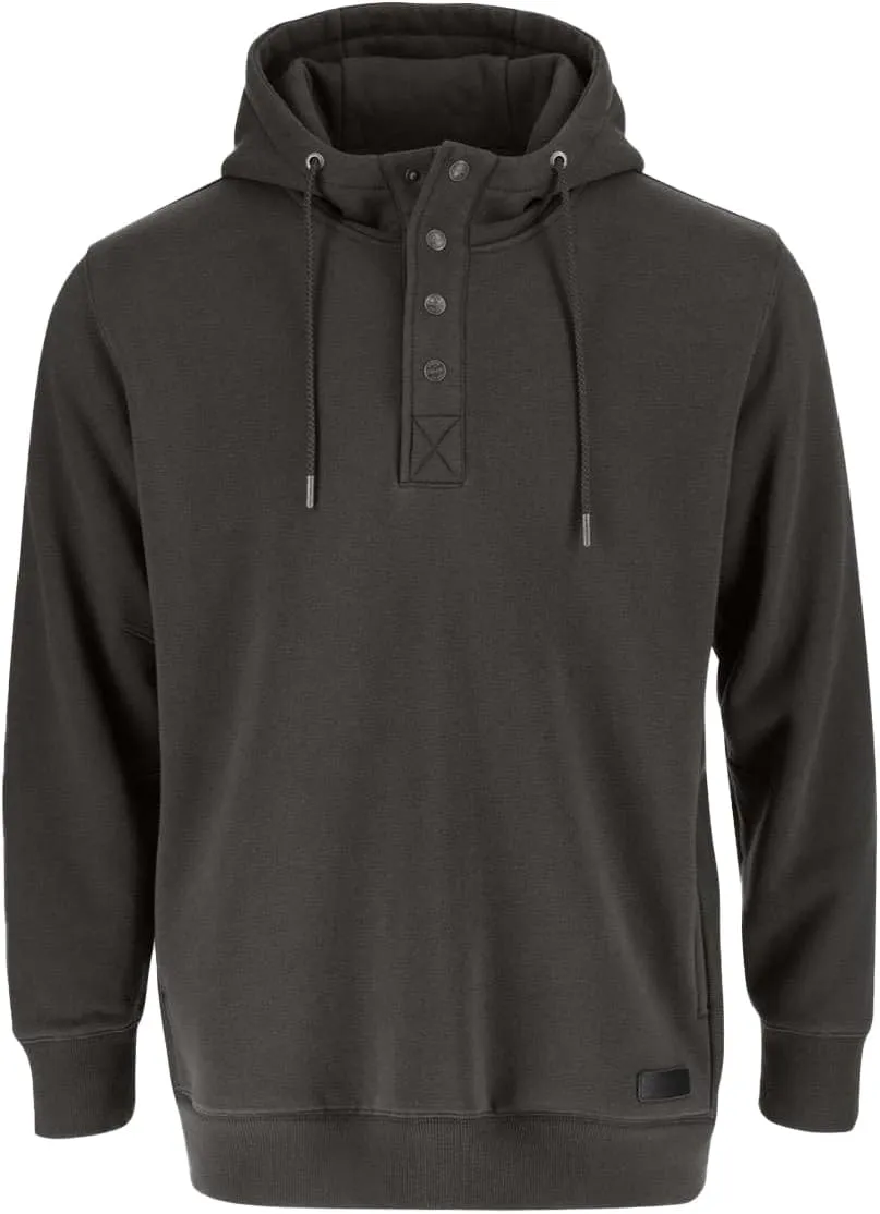 Thorogood Men's Quarter Snap Hoodie, Heavyweight Pullover Workwear Sweatshirt