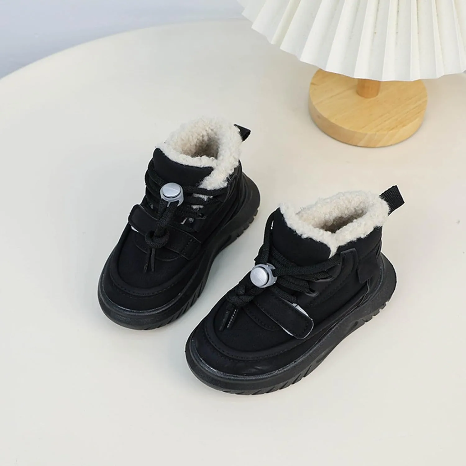 Toddler Baby Winter Warm Snow Boots Girls Boys Faux F??r Furry Fleece Cotton Cozy Lightweight Ankle 2t Shoes Girls