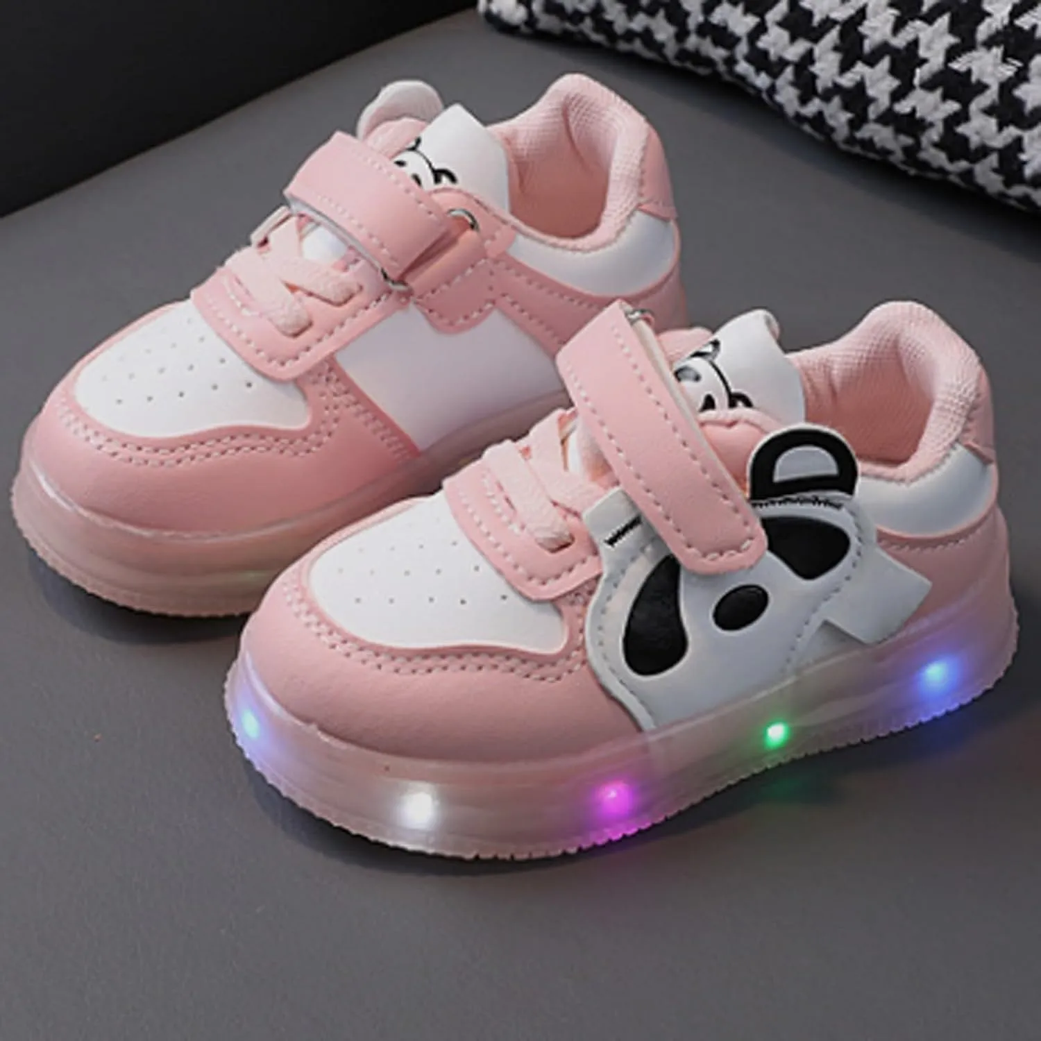 Toddler Boys Girls Led Light Up Shoes Kids Luminous Flashing Tennis Sport Sneakers Lightweight Breathable Shoes