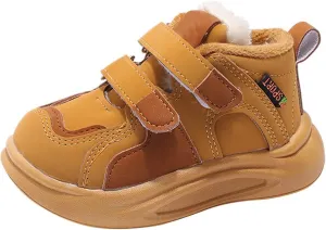 Toddler Kid Boys Girls Lightweight Breathable Sneakers Comfortable Warm Athletic Snow Shoes for Running Walking