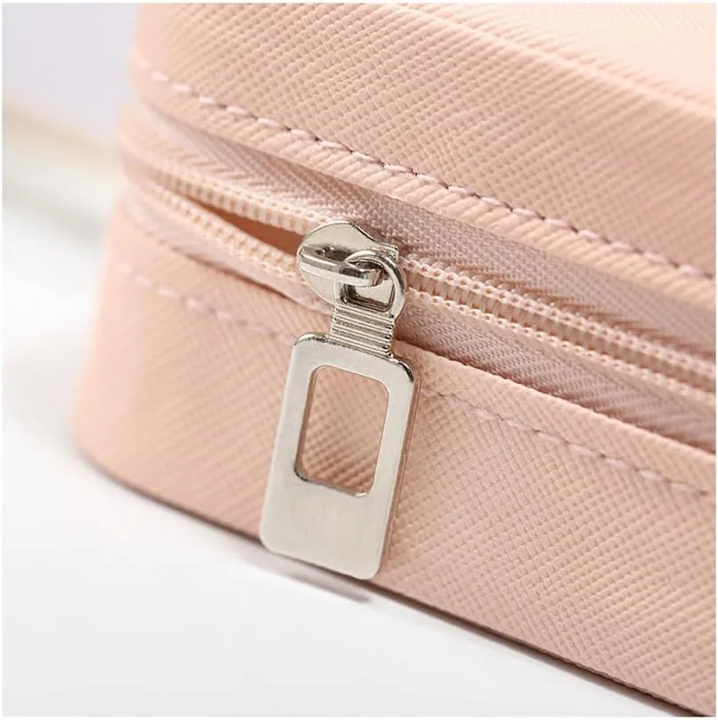 Travel Jewelry Case, Jewelry Organizer Box, Jewelry Organizer Travel Small Ring Organizer Necklace Organizer Earring Organizer Box - Blue