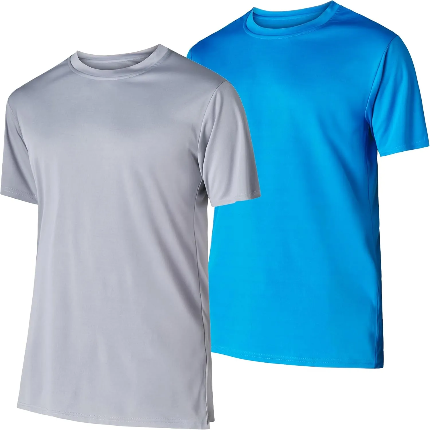 Ultra Performance Mens Dry-Fit Shirts 2 Pack Workout Gym T-Shirts, Athletic Tees for Men, Multipack Training Tops