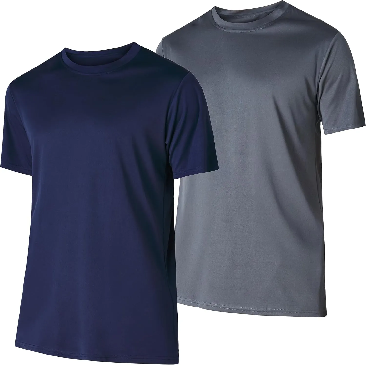 Ultra Performance Mens Dry-Fit Shirts 2 Pack Workout Gym T-Shirts, Athletic Tees for Men, Multipack Training Tops