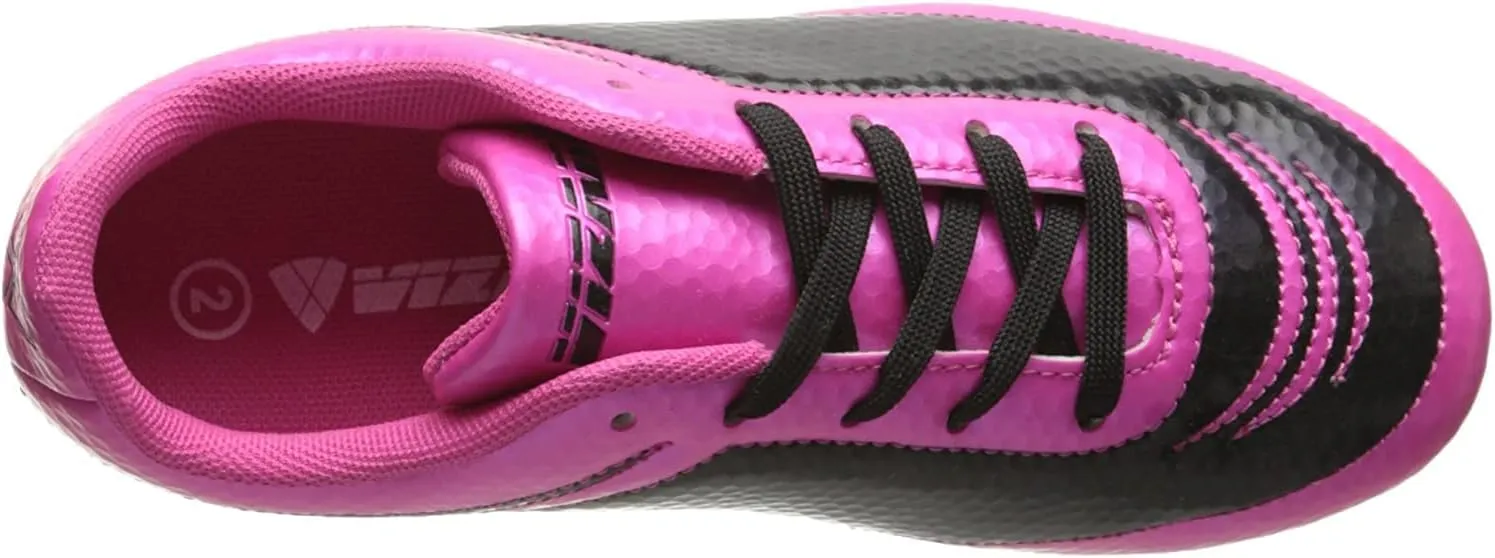 Vizari USA Boys Girls Soccer Cleats | Youth Firm Ground Athletic Outdoor Football Shoes for Toddler, Little Kid, Big Kid | Lightweight & Durable