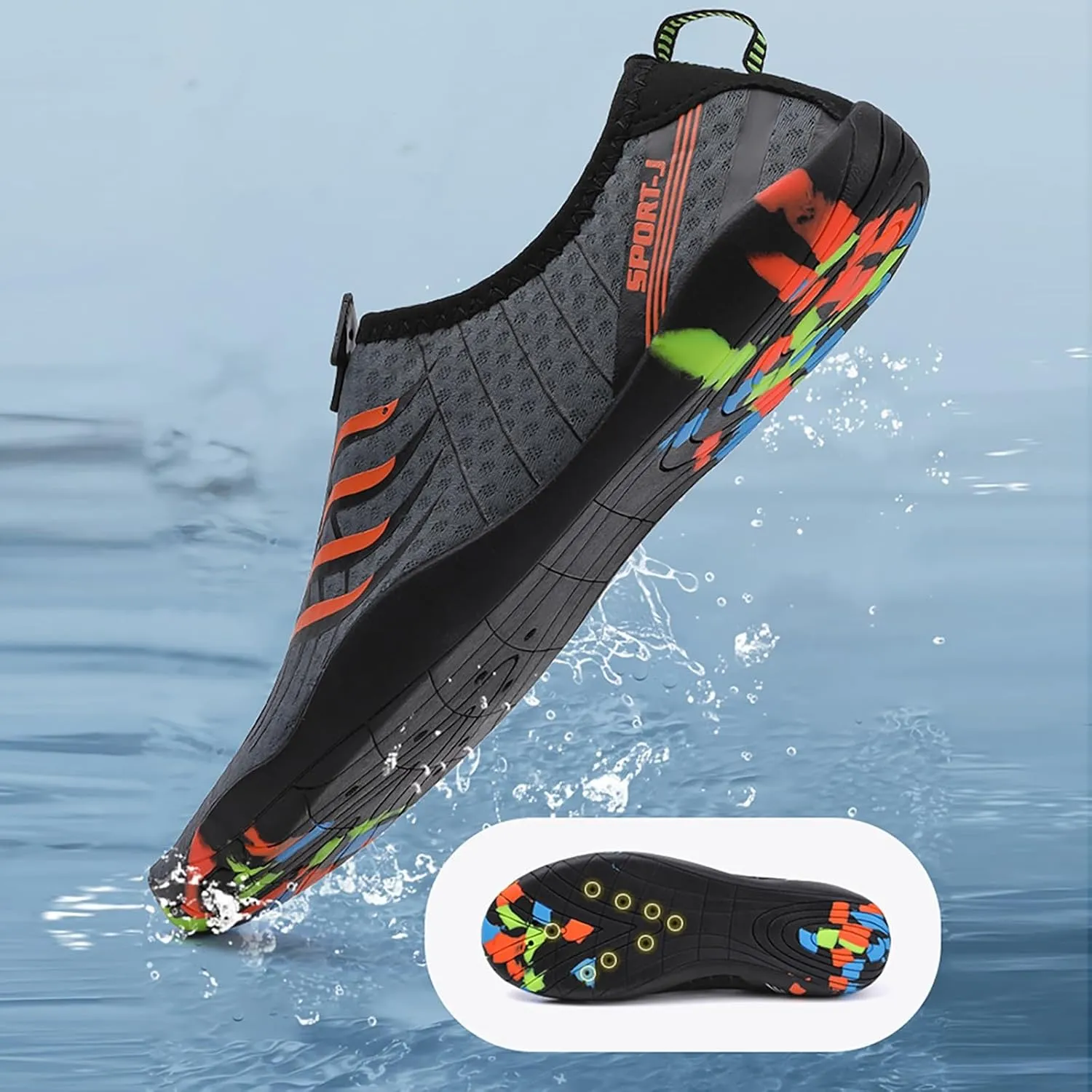 Water Shoes Barefoot Quick Dry Aqua for Women Men Beach Swim Pool Surf Yoga Hiking Kayaking Lightweight Non Slip Outdoor Sports
