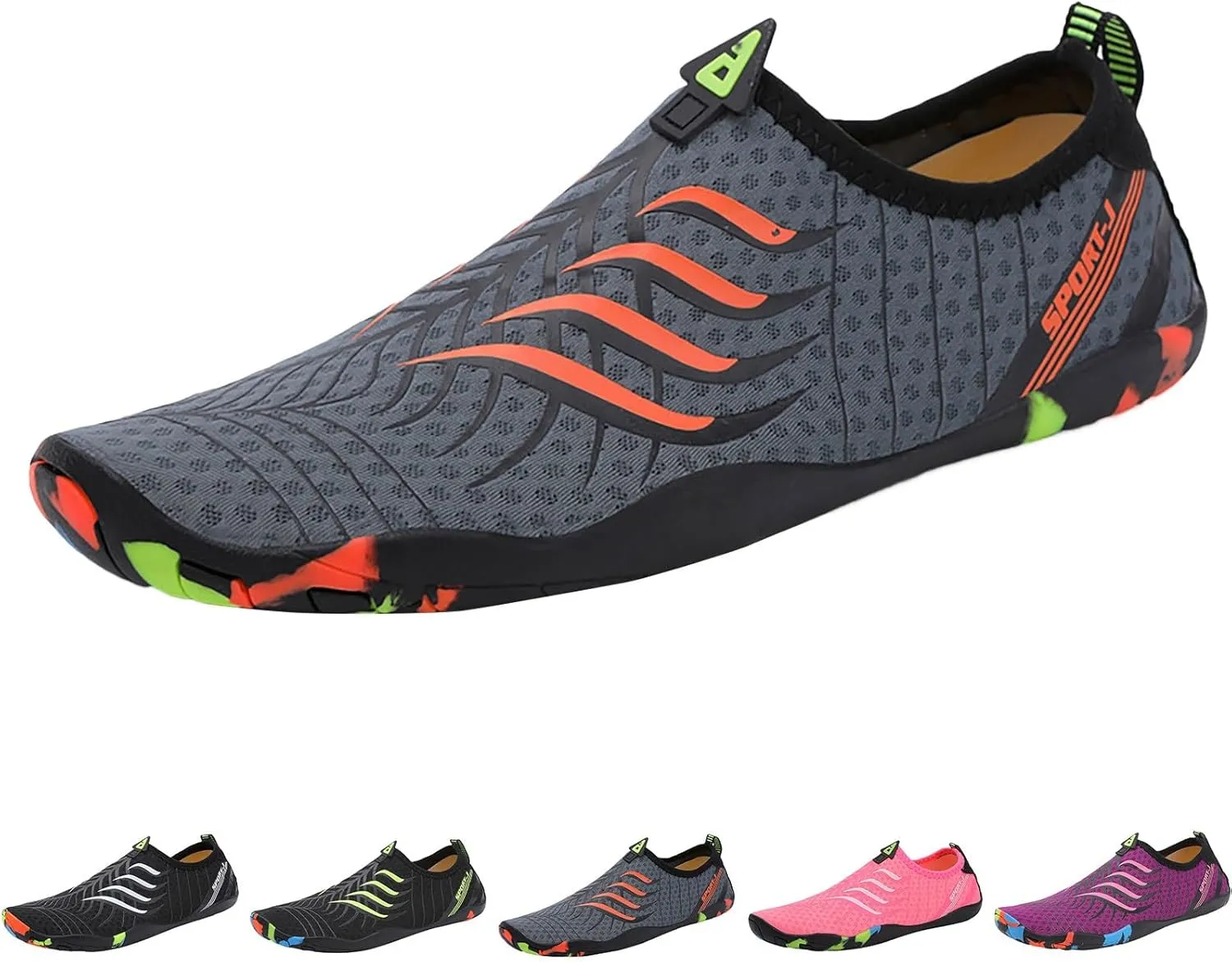 Water Shoes Barefoot Quick Dry Aqua for Women Men Beach Swim Pool Surf Yoga Hiking Kayaking Lightweight Non Slip Outdoor Sports