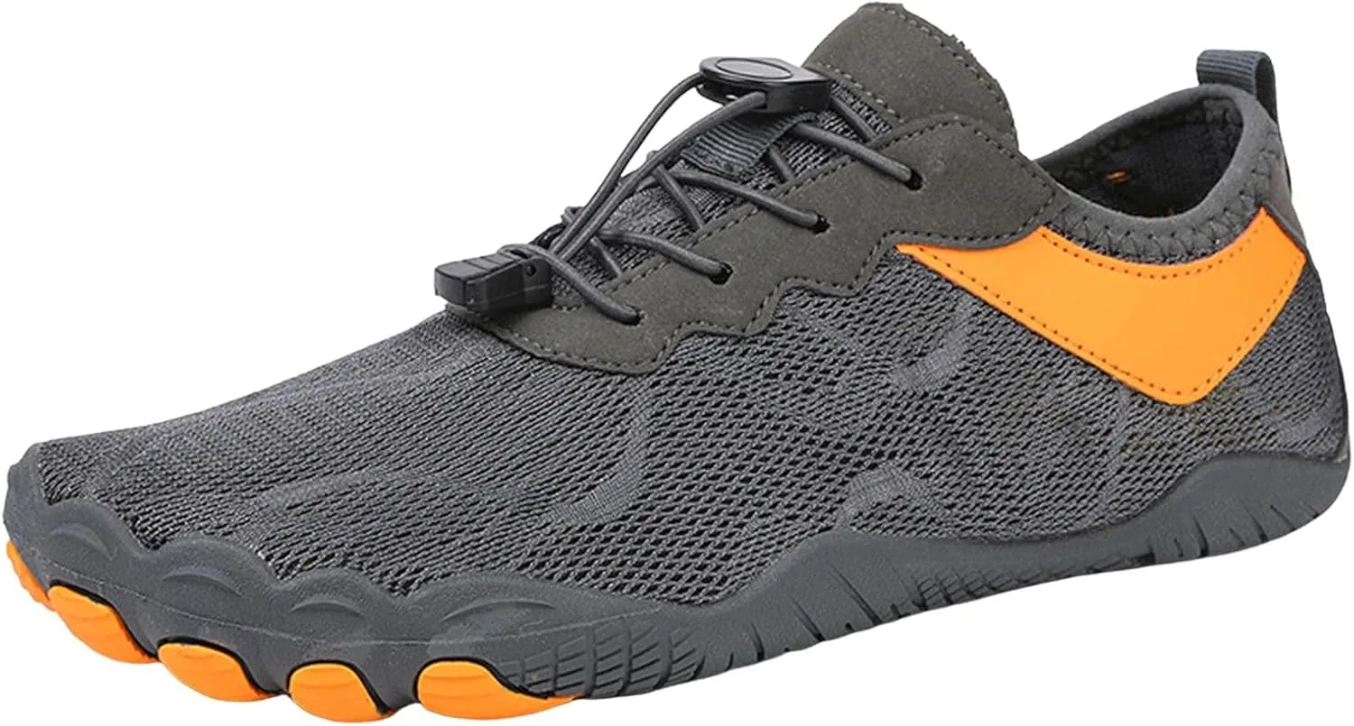 Water Shoes for Men Women Barefoot Beach River Shoes for Wading Diving Sand Volleyball Summer Outdoor Sports Shoe Hiking Walking Boating Fishing Lightweight Laceless Indoor Cushion Shoe Yoga Boxing