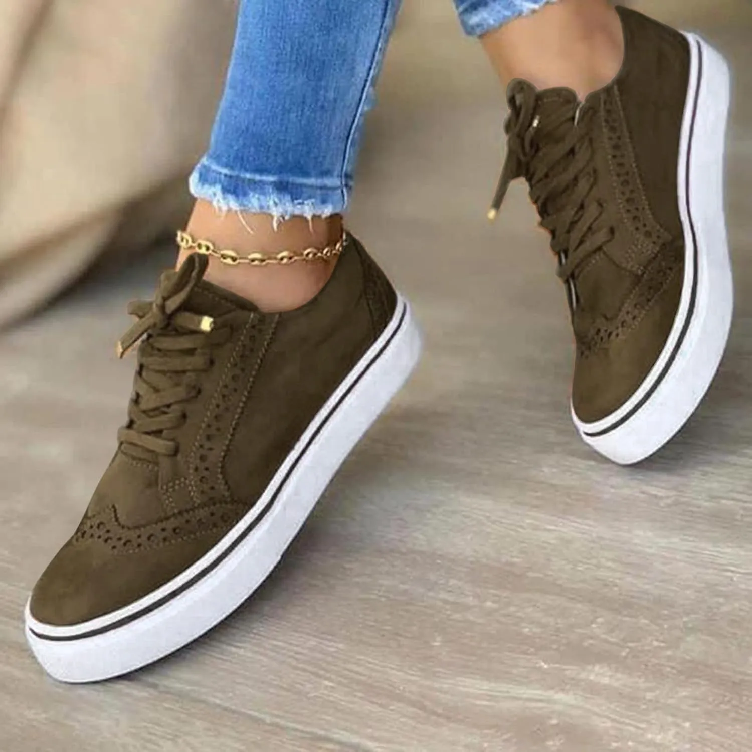 Wedge Sneakers for Women Comfortable Dressy Orthopedic Shoes for Women Dressy Wide Slip On Gym Shoes Womens Sneakers Casual Zapatos De Mujer Antideslizante para Cocina