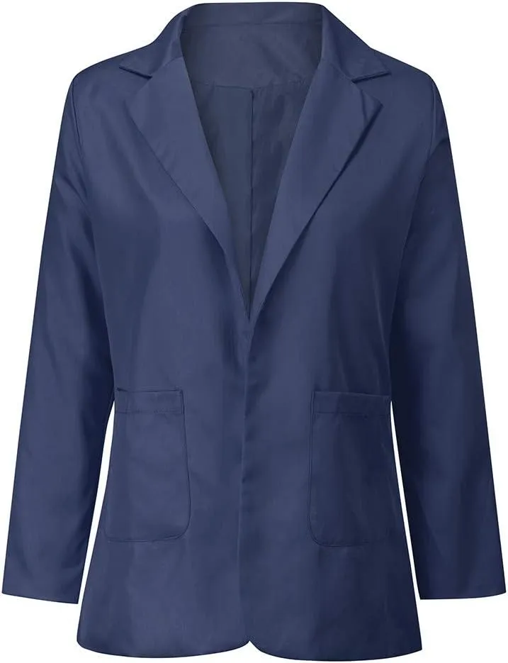 Women Casual Blazer Work Office Open Front Long Sleeve Suit Jacket Blazers for Women Business Casual