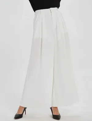 Women High Waist Casual Wide Leg Pants Elegant Work Pants Palazzo Pants Trousers with Pockets Lounge Pants Flowy