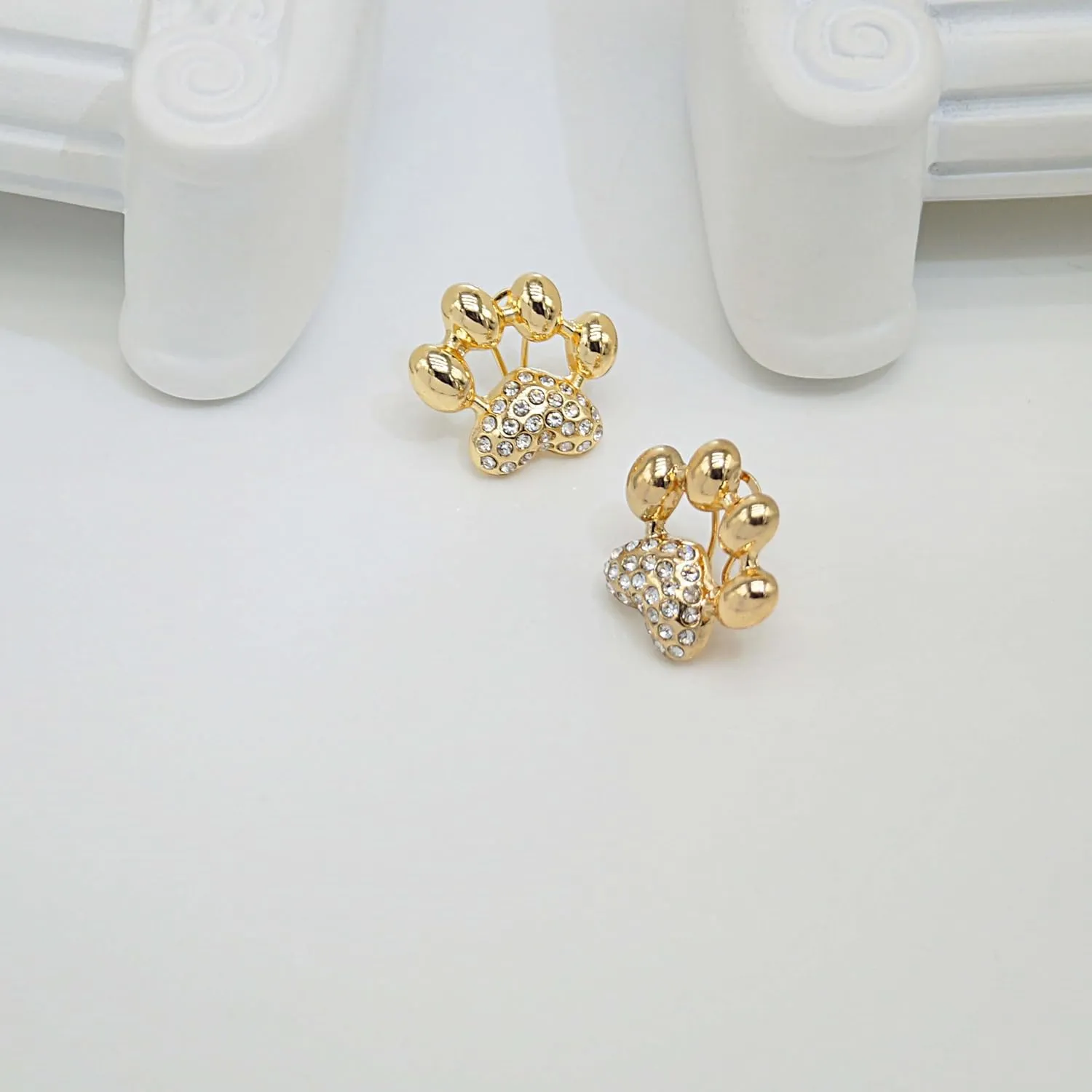 Women Jewelry Sets Gold Jewelry XOXO Fashion Bear Necklace Love Bear Earrings Bear and Heart Bracelet Jewelry Gifts Elegant Bridal Accessories Women Party Gifts Shiny Jewelry