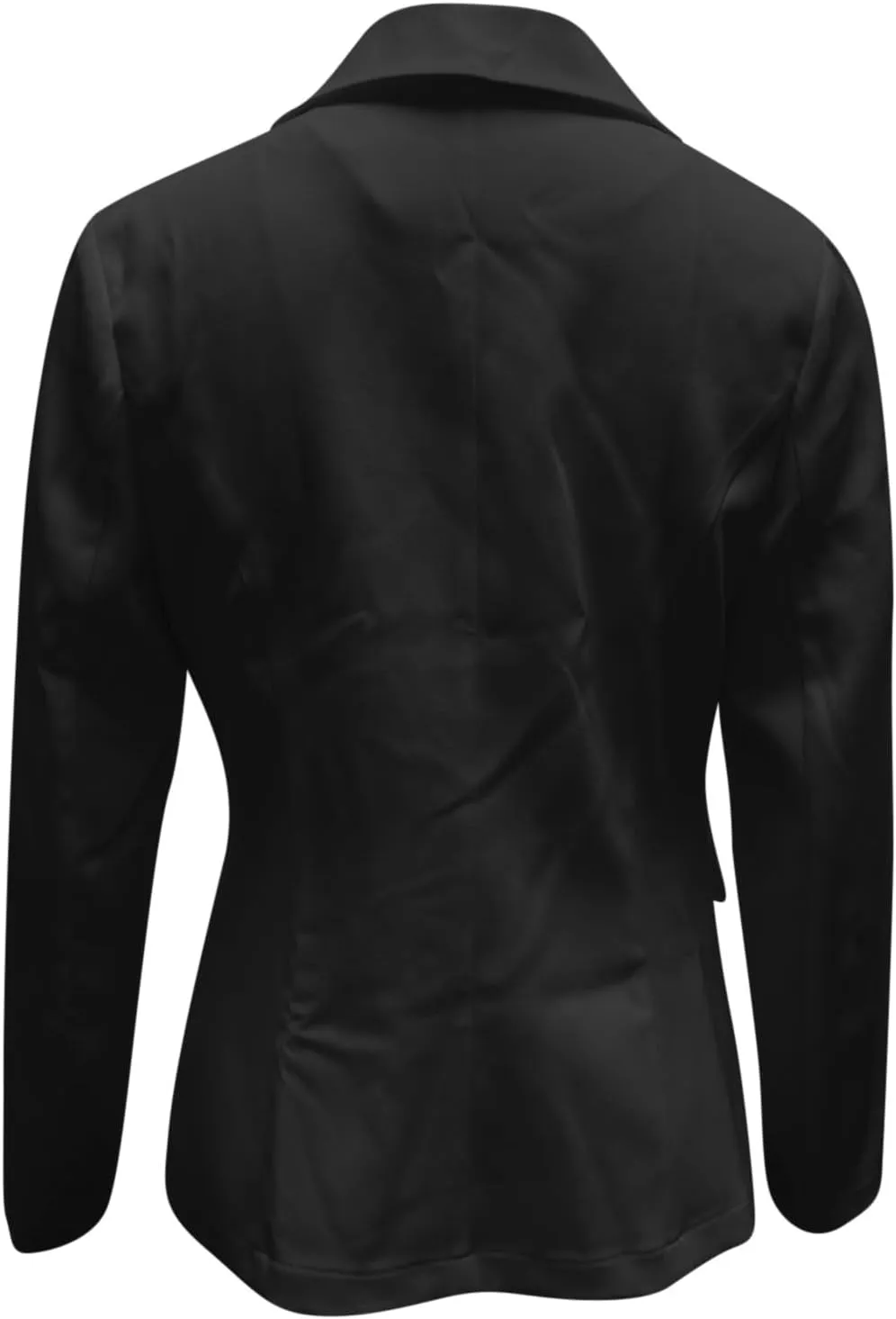 Women's Blazer Casual Business Blazers Long Sleeve Button Down Jacket Office Lapel Suit Coat with Pockets, Small