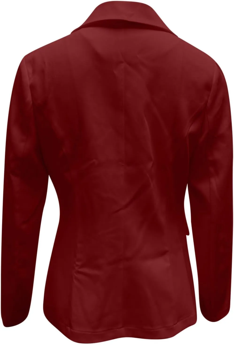 Women's Blazer Casual Business Blazers Long Sleeve Button Down Jacket Office Lapel Suit Coat with Pockets, Small