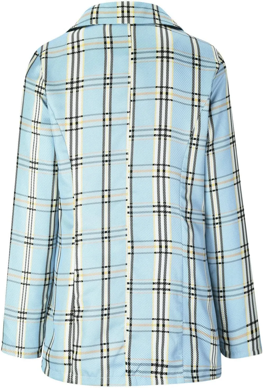 Womens Blazers Blazers Outfits for Women Turtle Neck Work Plaid Cardigan Fall Summer Blazers 2025