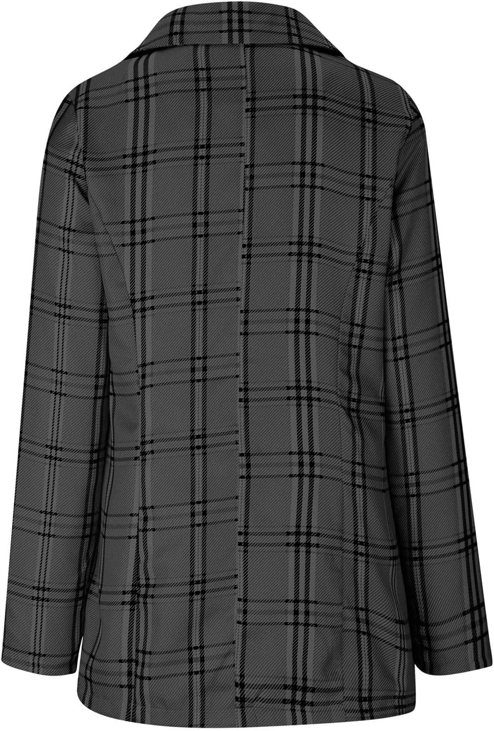 Womens Blazers Blazers Outfits for Women Turtle Neck Work Plaid Cardigan Fall Summer Blazers 2025