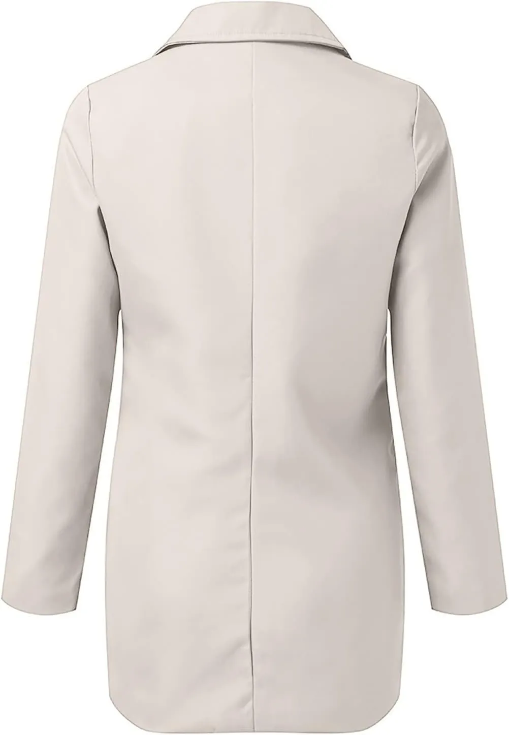 Womens Casual Long Sleeve Work Office Solid Open Front Blazer Jacket Elegant Cardigan Coat