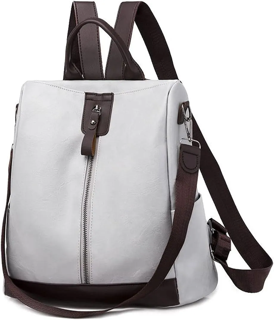 Women's large-capacity school bag ladies travel gear laptop backpacks (Black)