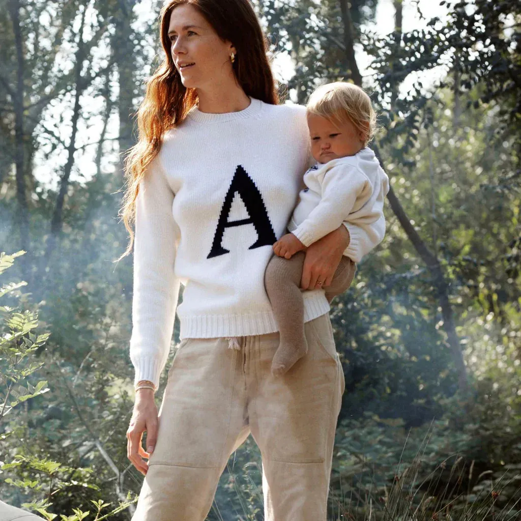 Women's Letter Sweater