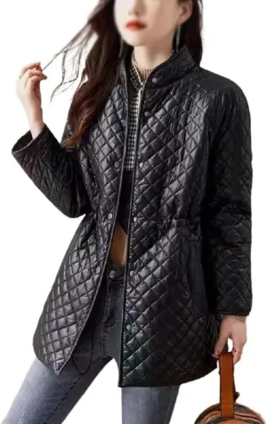Women's Loose Down Parka Cotton Coat Long Outerwear Padded Jackets Female Clothing