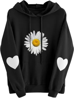 Womens Plus Size Halloween Hoodies Funny Pumpkin Printed Hooded Sweatshirts with Pocket Long Sleeve Oversized Shirts