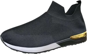 Womens Sneakers Size 6.5 Wide Slip On Shoes Women Wide Mule Casual Dress Shoes for Women 2023 Trendy Plantar Fasciitis Relief Shoes for Women Wide Width Comfy Work Shoes for Women Standing All Day