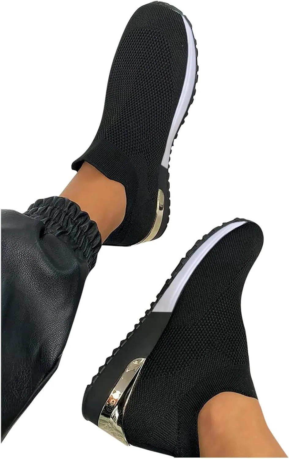 Womens Sneakers Size 6.5 Wide Slip On Shoes Women Wide Mule Casual Dress Shoes for Women 2023 Trendy Plantar Fasciitis Relief Shoes for Women Wide Width Comfy Work Shoes for Women Standing All Day