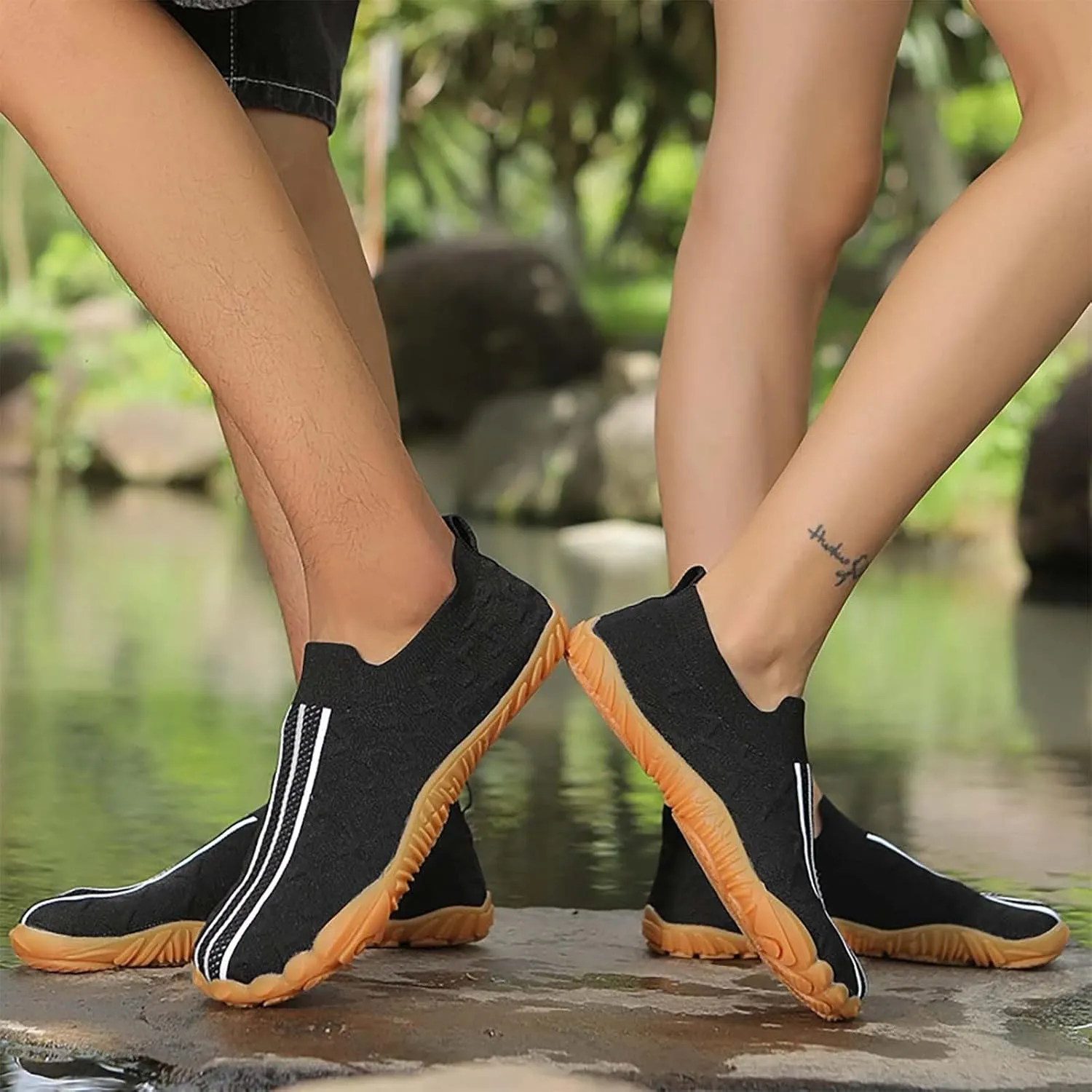 Women's Soft Orthopedic Shoes Breathable Woven Go Walking Slip On Foam Shoes Arch Support Hands Slip Women Shoes Size 12