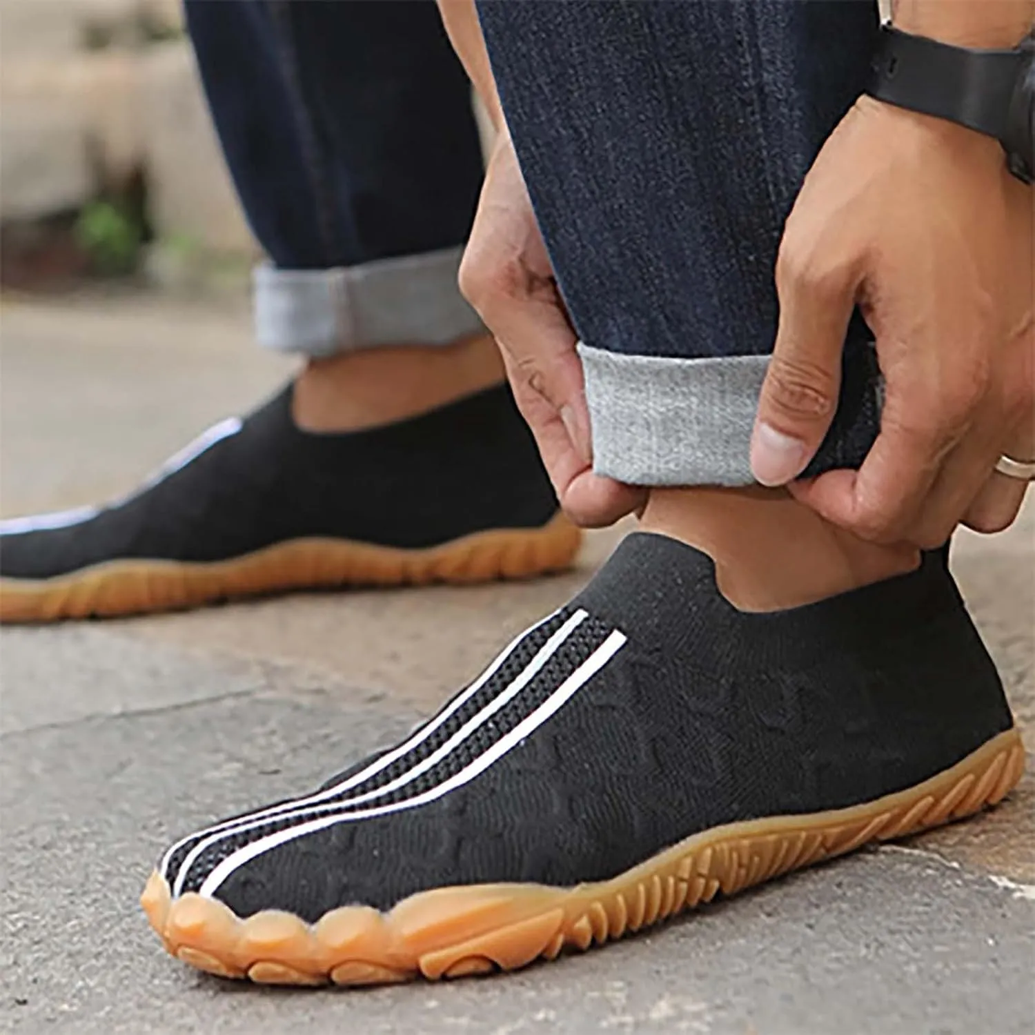 Women's Soft Orthopedic Shoes Breathable Woven Go Walking Slip On Foam Shoes Arch Support Hands Slip Women Shoes Size 12
