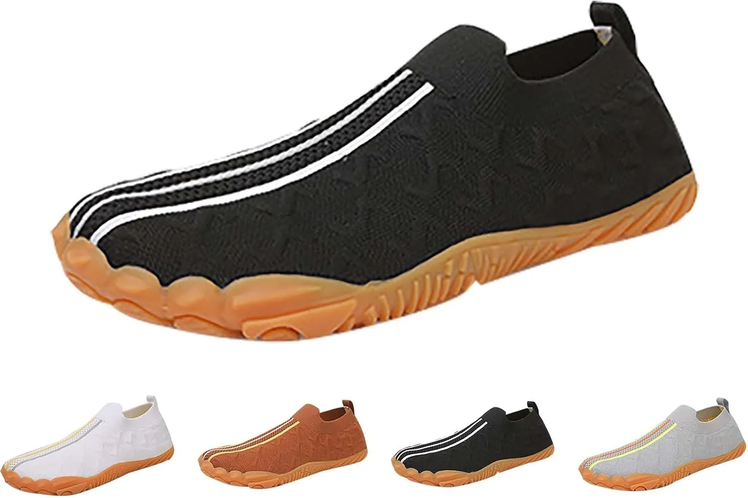 Women's Soft Orthopedic Shoes Breathable Woven Go Walking Slip On Foam Shoes Arch Support Hands Slip Women Shoes Size 12