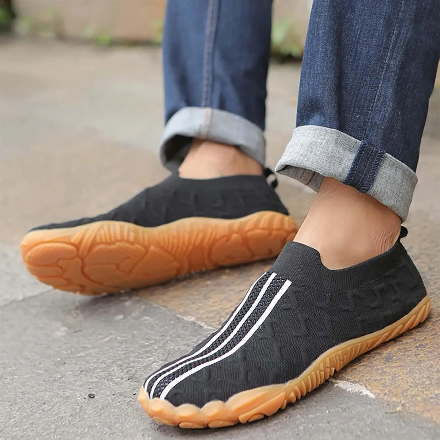 Women's Soft Orthopedic Shoes Breathable Woven Go Walking Slip On Foam Shoes Arch Support Hands Slip Women Shoes Size 12