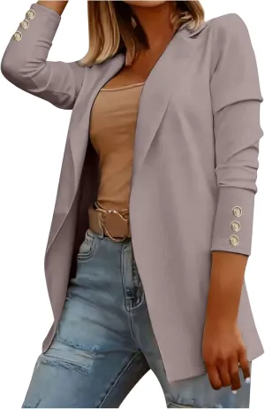 Womens Spring Blazers 2025 Fashion Dressy Suit Jackets Business Casual Work Office Ladies Wear Blazer