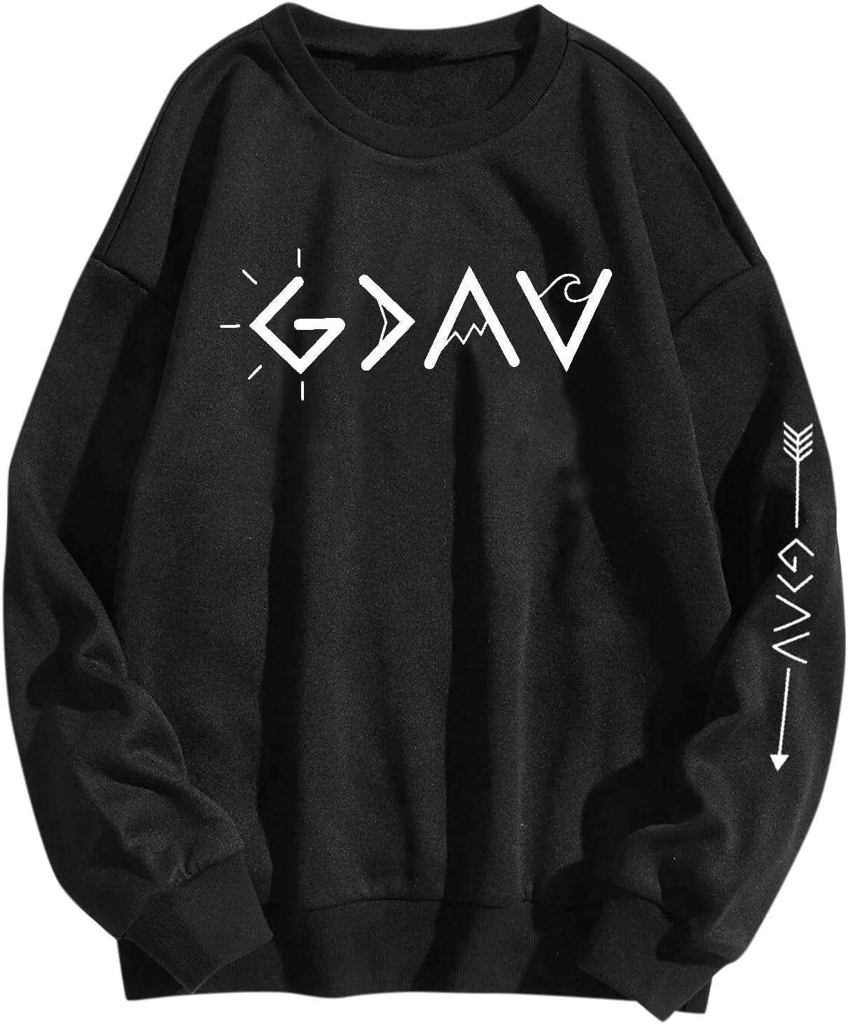 Womens Sweatshirt Trendy Casual Comfort Tshirts Drop Shoulder Long Sleeve Round Neck Oversized Sweatshirts Outfits