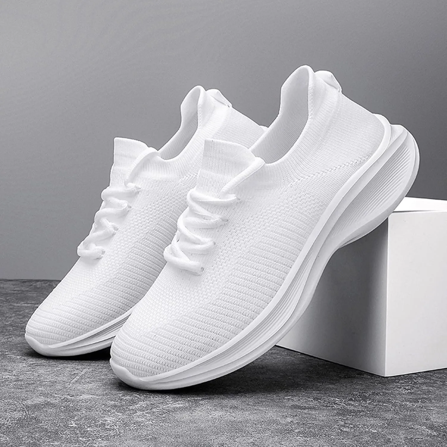 Workout Athletic Sport Shoes for Men Supportive Running Athletic Sneaker Lightweight Non Slip Sneakers for Men
