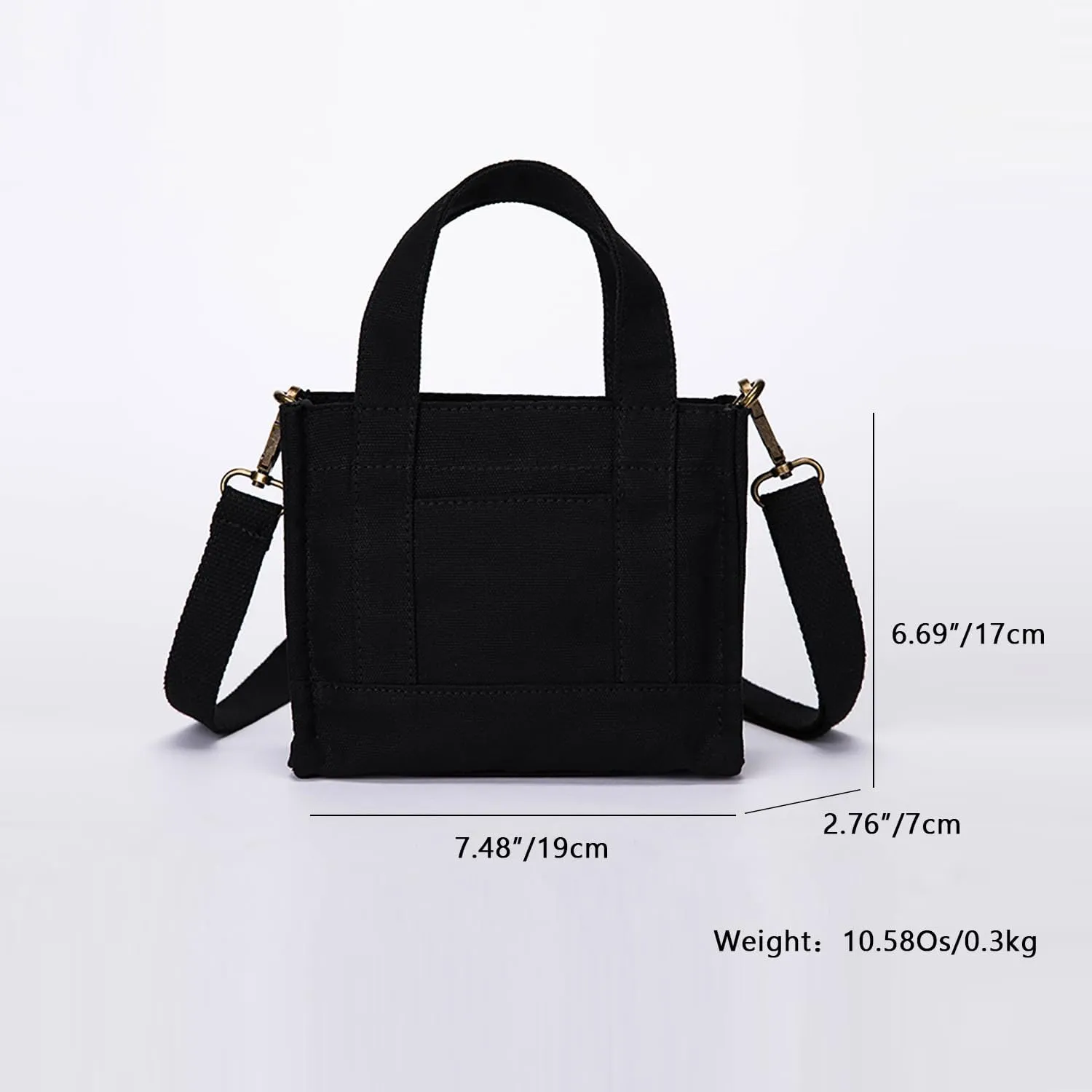 YONBEN Canvas Womens Handbags Crossbody Bag Trendy Design Casual Shopper Satchel Bag